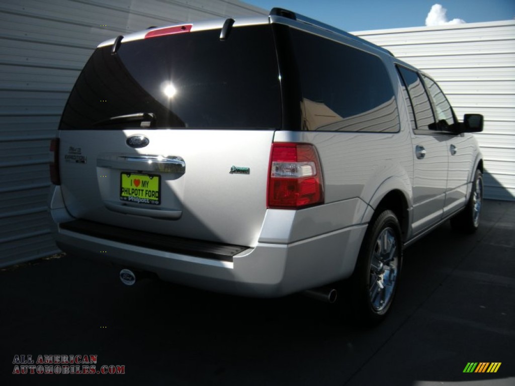 2010 Expedition EL Limited - Ingot Silver Metallic / Charcoal Black photo #4