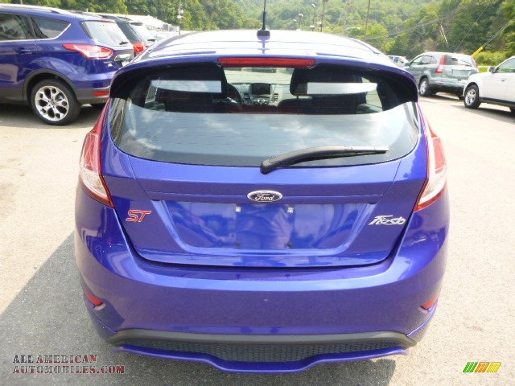 2014 Fiesta ST Hatchback - Performance Blue / ST Charcoal Black photo #3