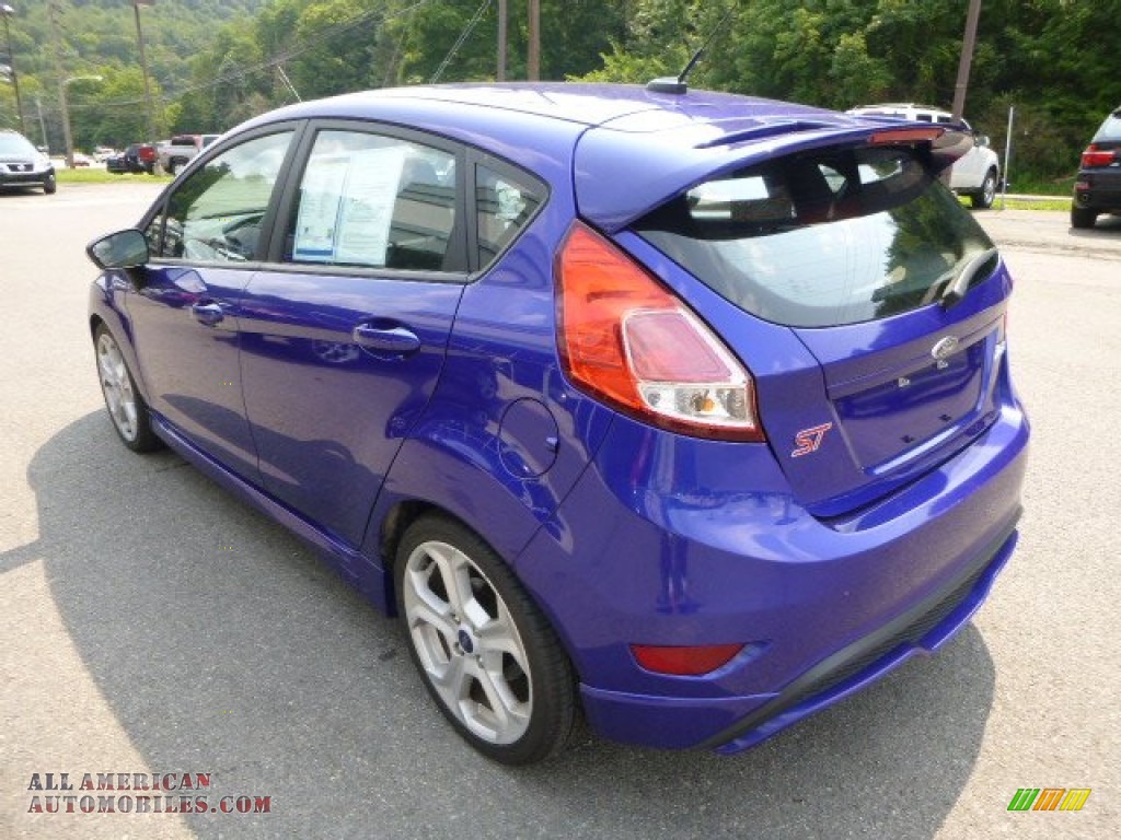 2014 Fiesta ST Hatchback - Performance Blue / ST Charcoal Black photo #4
