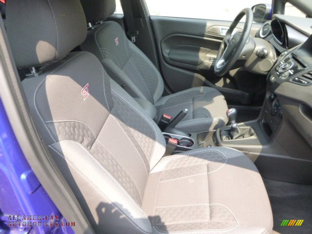 2014 Fiesta ST Hatchback - Performance Blue / ST Charcoal Black photo #10