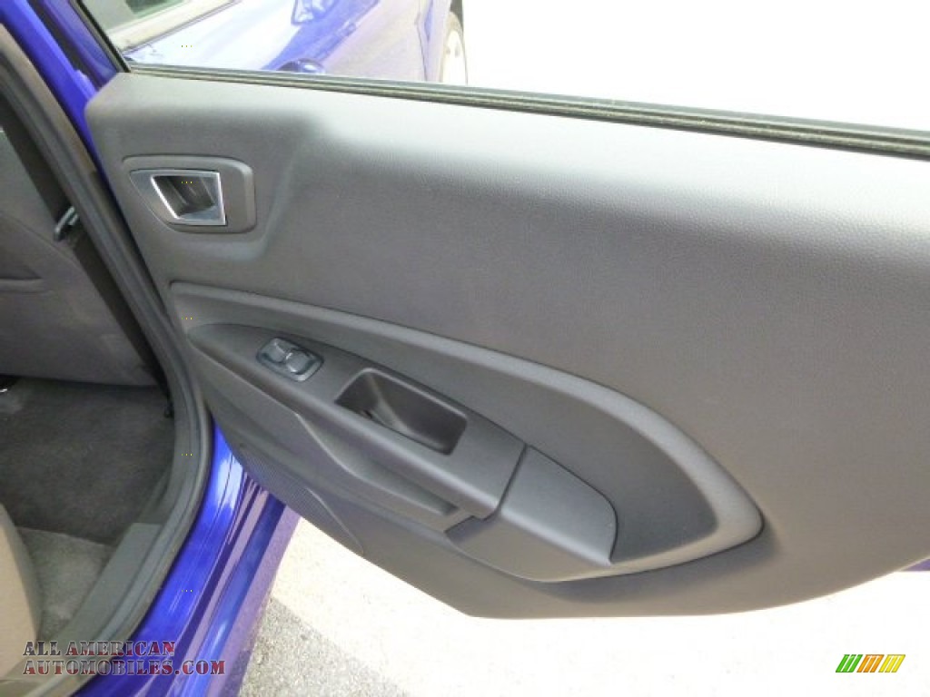 2014 Fiesta ST Hatchback - Performance Blue / ST Charcoal Black photo #14