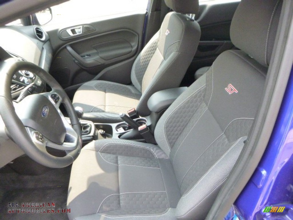 2014 Fiesta ST Hatchback - Performance Blue / ST Charcoal Black photo #15