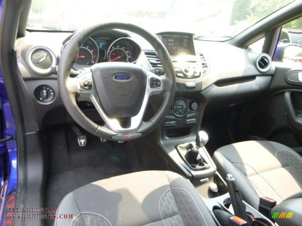 2014 Fiesta ST Hatchback - Performance Blue / ST Charcoal Black photo #17