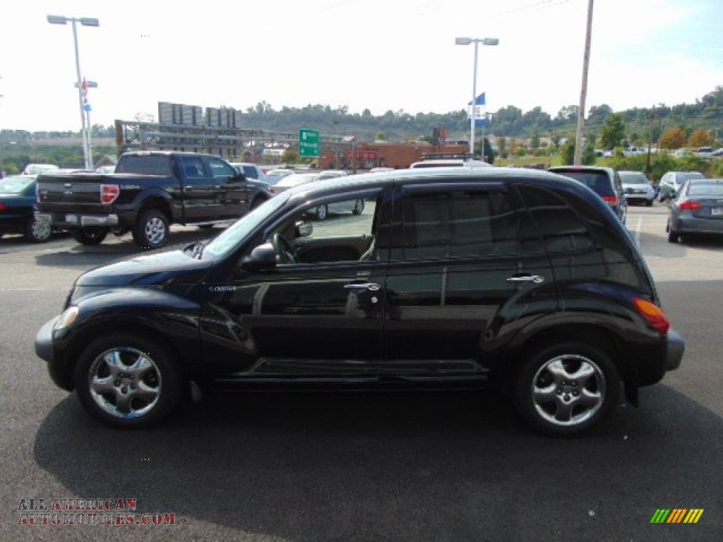 2001 PT Cruiser Limited - Black / Taupe/Pearl Beige photo #6