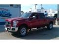 Ford F250 Super Duty King Ranch Crew Cab 4x4 Ruby Red photo #3