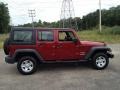 Jeep Wrangler Unlimited Sport 4x4 Deep Cherry Red Crystal Pearl photo #5