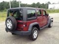 Jeep Wrangler Unlimited Sport 4x4 Deep Cherry Red Crystal Pearl photo #7