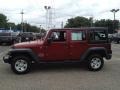Jeep Wrangler Unlimited Sport 4x4 Deep Cherry Red Crystal Pearl photo #12