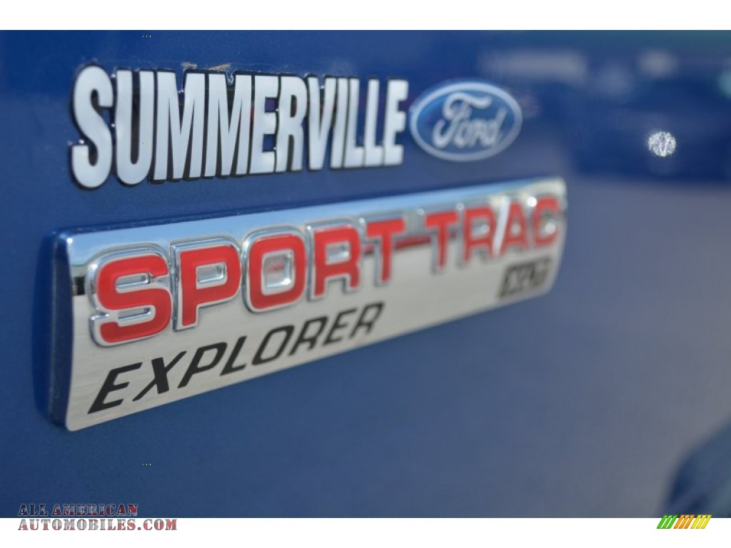 2010 Explorer Sport Trac XLT - Blue Flame Metallic / Camel/Sand photo #27