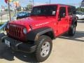 Jeep Wrangler Unlimited Rubicon 4x4 Flame Red photo #3