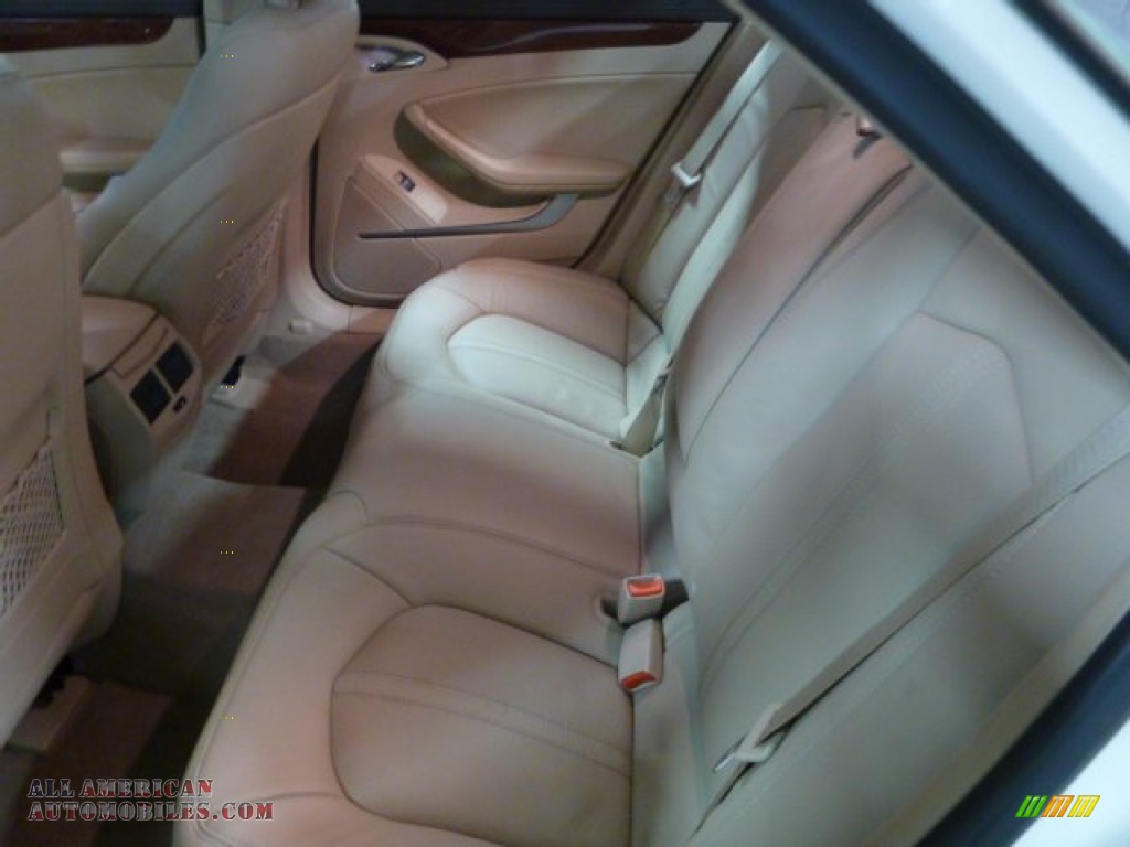 2012 CTS 4 3.0 AWD Sedan - White Diamond Tricoat / Light Titanium/Ebony photo #5
