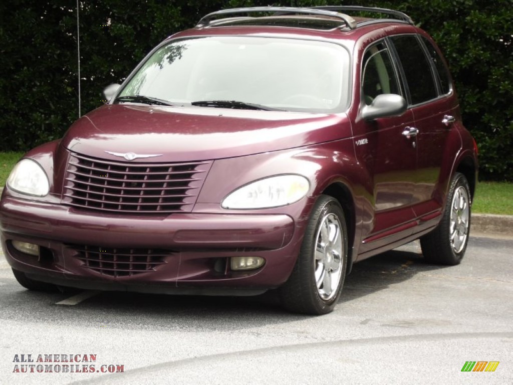Deep Cranberry Pearl / Taupe/Pearl Beige Chrysler PT Cruiser Limited