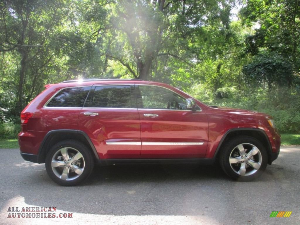 2012 Grand Cherokee Limited 4x4 - Deep Cherry Red Crystal Pearl / Black/Light Frost Beige photo #1
