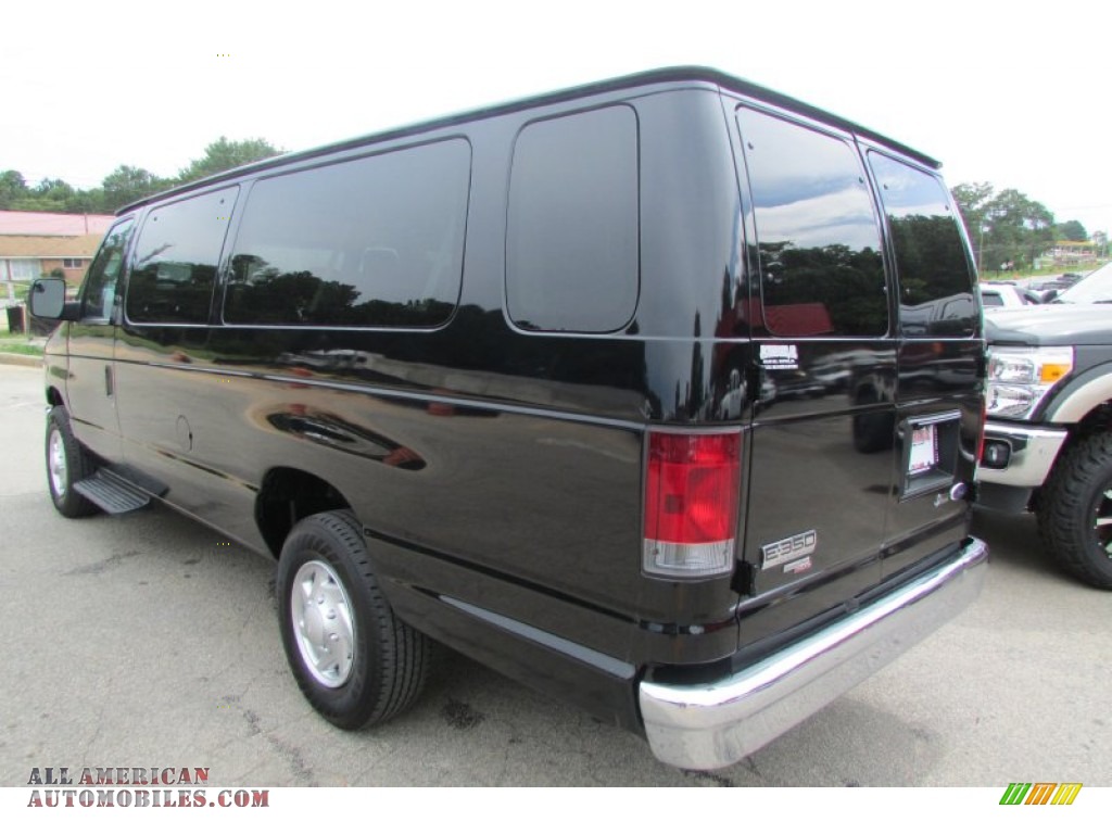 2013 E Series Van E350 XLT Extended Passenger - Black / Medium Flint photo #3