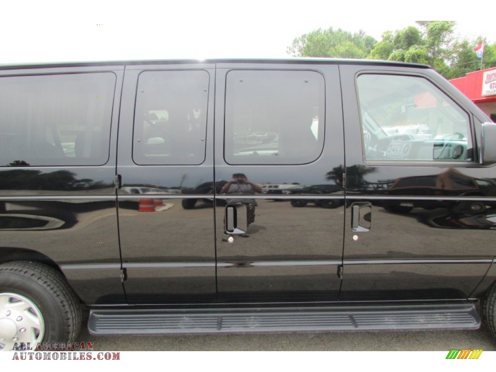2013 E Series Van E350 XLT Extended Passenger - Black / Medium Flint photo #13