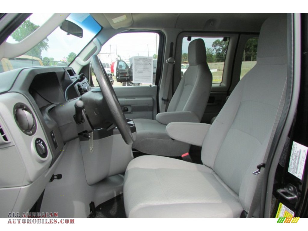 2013 E Series Van E350 XLT Extended Passenger - Black / Medium Flint photo #45