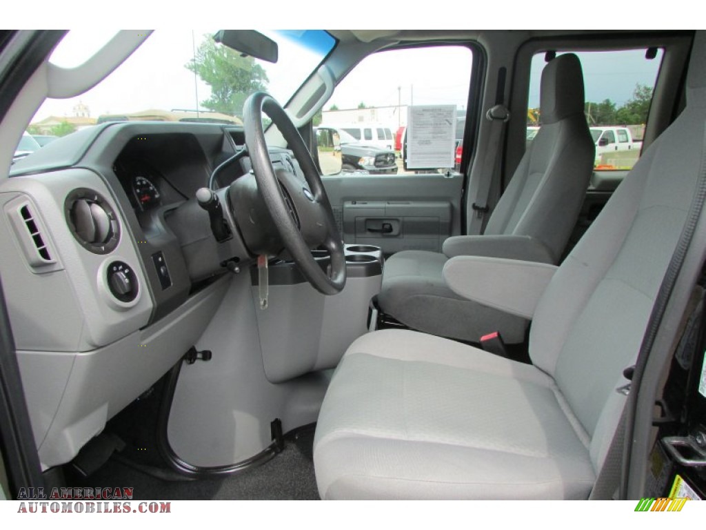 2013 E Series Van E350 XLT Extended Passenger - Black / Medium Flint photo #46