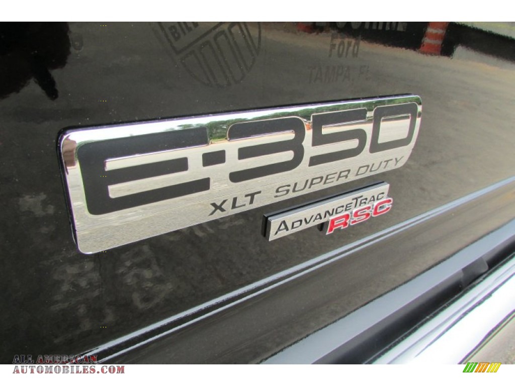2013 E Series Van E350 XLT Extended Passenger - Black / Medium Flint photo #60
