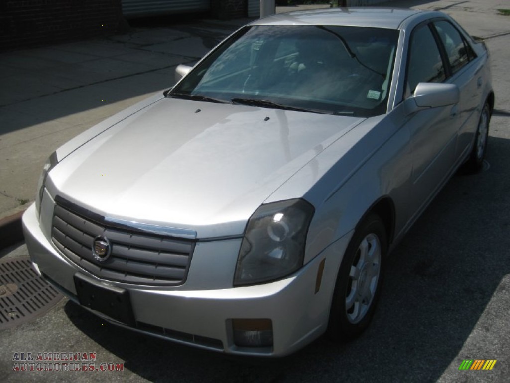 2003 CTS Sedan - Light Platinum / Light Gray/Ebony photo #2