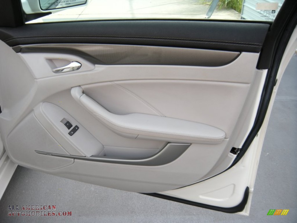 2008 CTS Sedan - White Diamond Tri-Coat / Light Titanium/Ebony photo #23