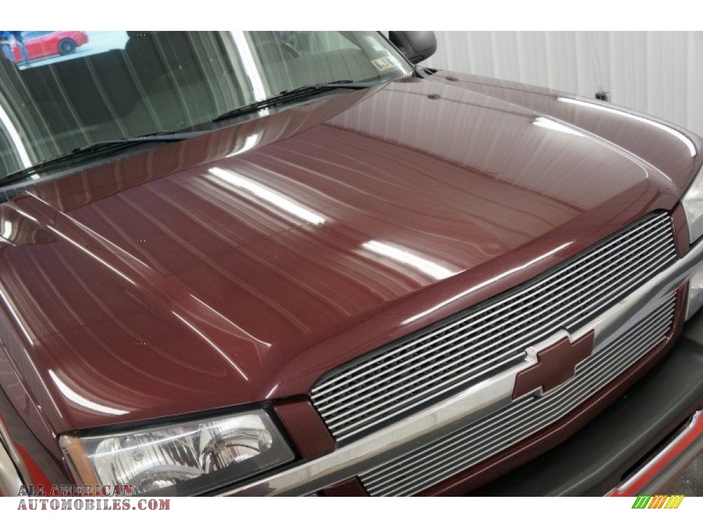 2003 Silverado 1500 LS Extended Cab 4x4 - Dark Carmine Red Metallic / Medium Gray photo #45