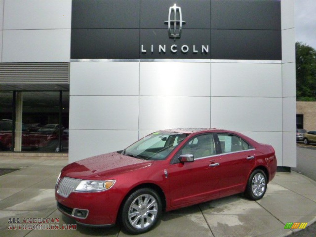 Red Candy Metallic / Light Camel Lincoln MKZ FWD