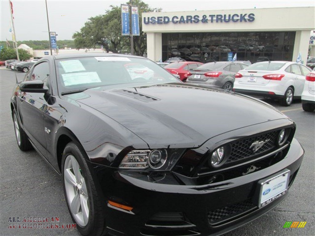 2014 Mustang GT Coupe - Black / Charcoal Black photo #1