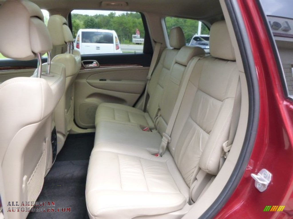 2012 Grand Cherokee Limited 4x4 - Deep Cherry Red Crystal Pearl / Black/Light Frost Beige photo #11