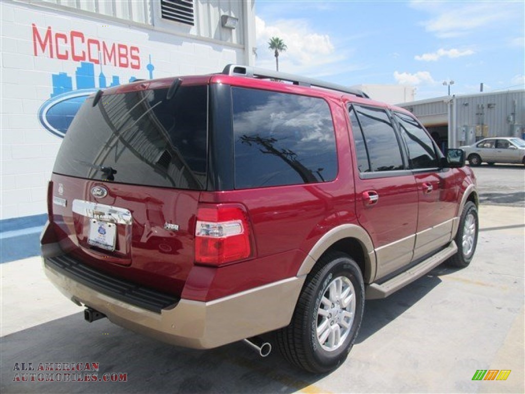 2014 Expedition XLT - Ruby Red / Camel photo #2