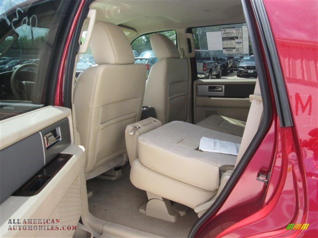 2014 Expedition XLT - Ruby Red / Camel photo #10