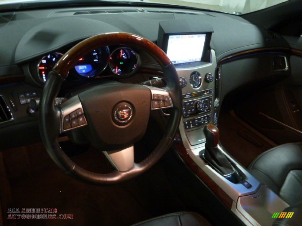 2012 CTS 4 AWD Coupe - Black Diamond Tricoat / Ebony/Ebony photo #6
