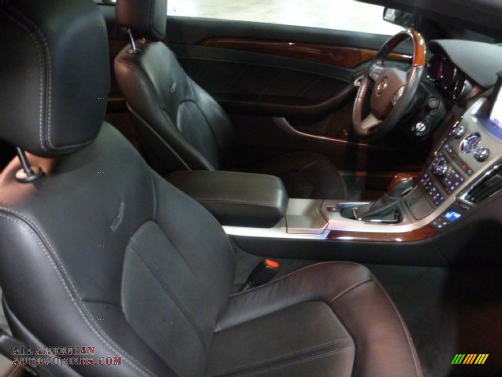 2012 CTS 4 AWD Coupe - Black Diamond Tricoat / Ebony/Ebony photo #17