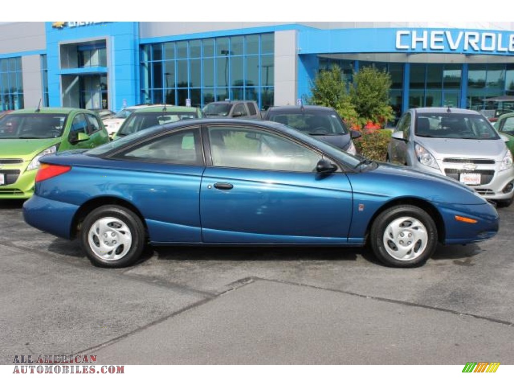 Blue / Gray Saturn S Series SC1 Coupe