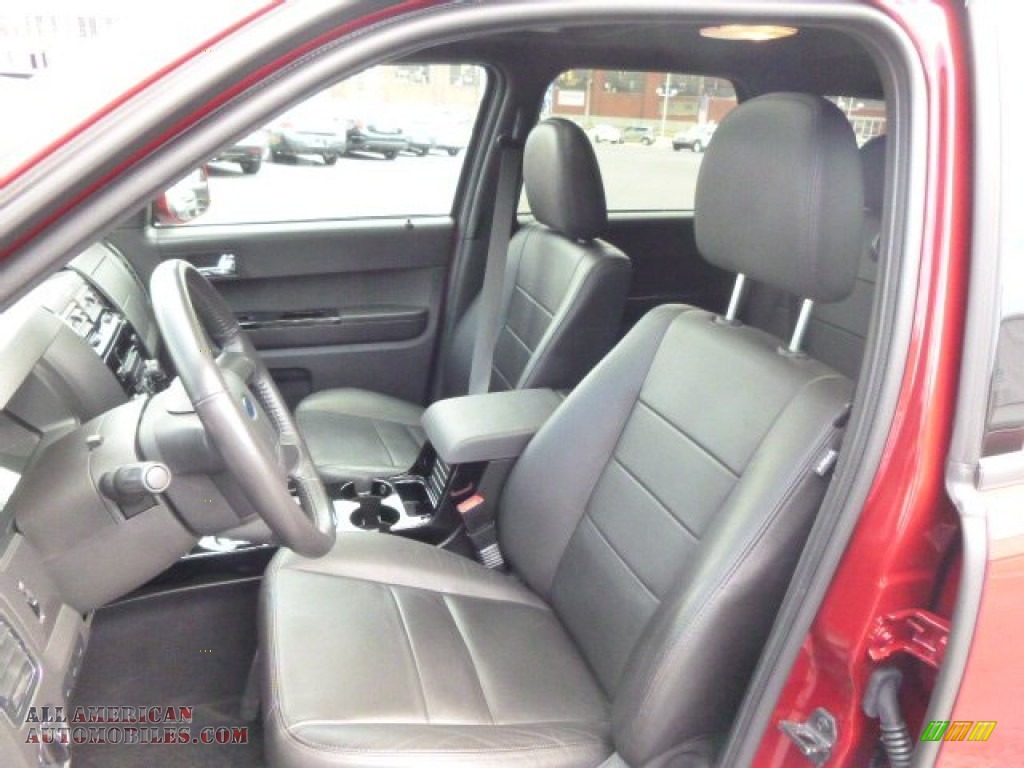 2011 Escape Limited V6 4WD - Sangria Red Metallic / Charcoal Black photo #10