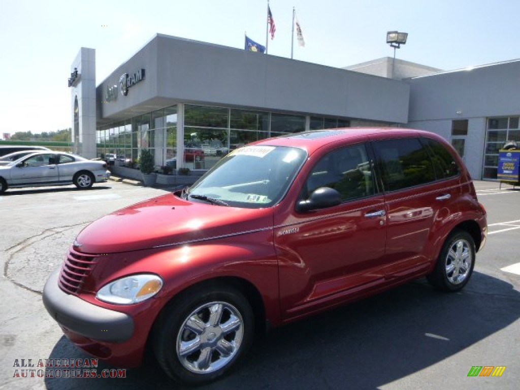2002 PT Cruiser Limited - Inferno Red Pearlcoat / Taupe photo #1