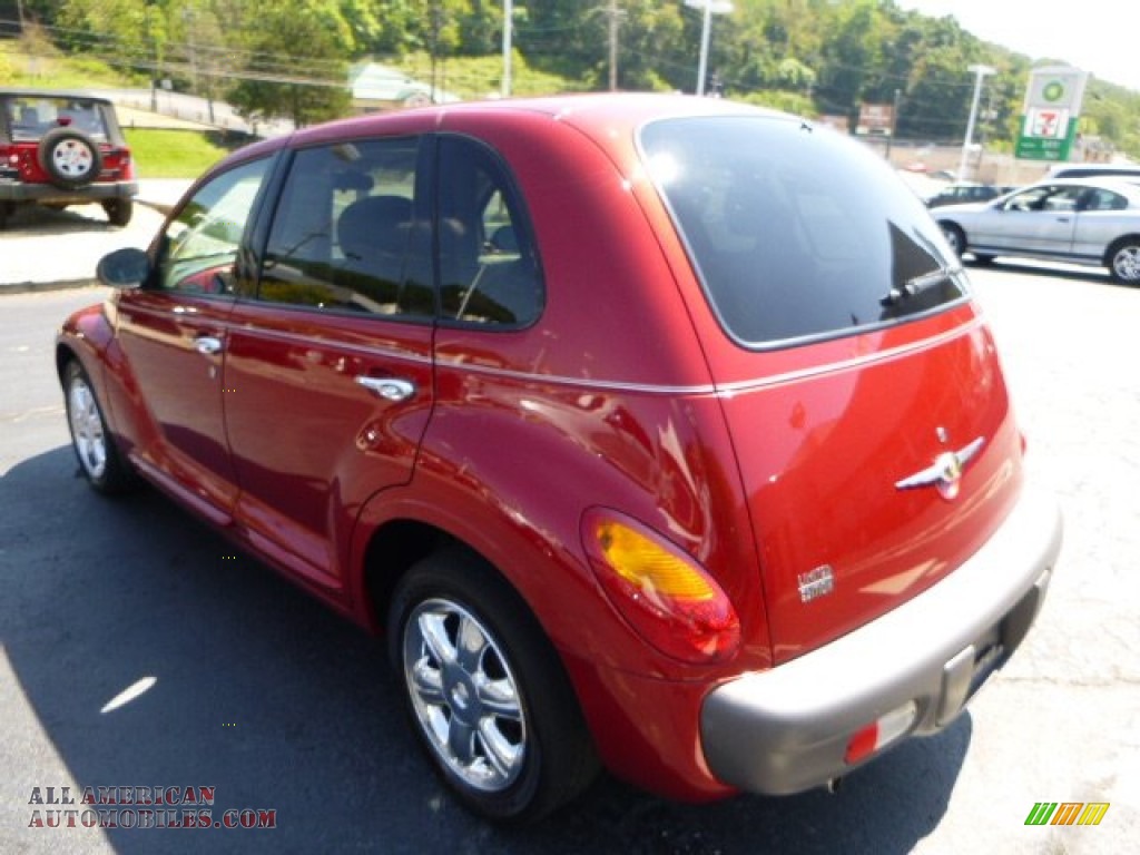 2002 PT Cruiser Limited - Inferno Red Pearlcoat / Taupe photo #3