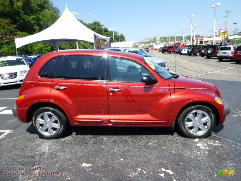 2002 PT Cruiser Limited - Inferno Red Pearlcoat / Taupe photo #6