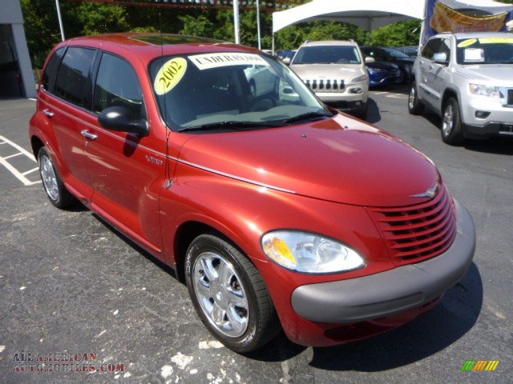 2002 PT Cruiser Limited - Inferno Red Pearlcoat / Taupe photo #7