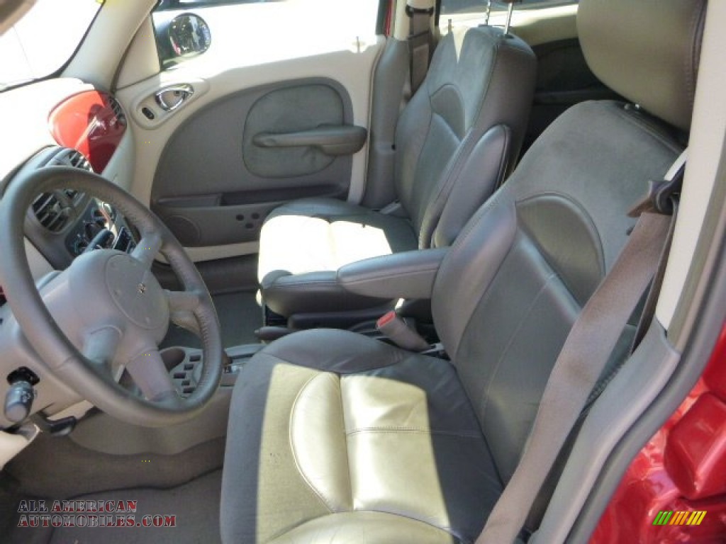 2002 PT Cruiser Limited - Inferno Red Pearlcoat / Taupe photo #10