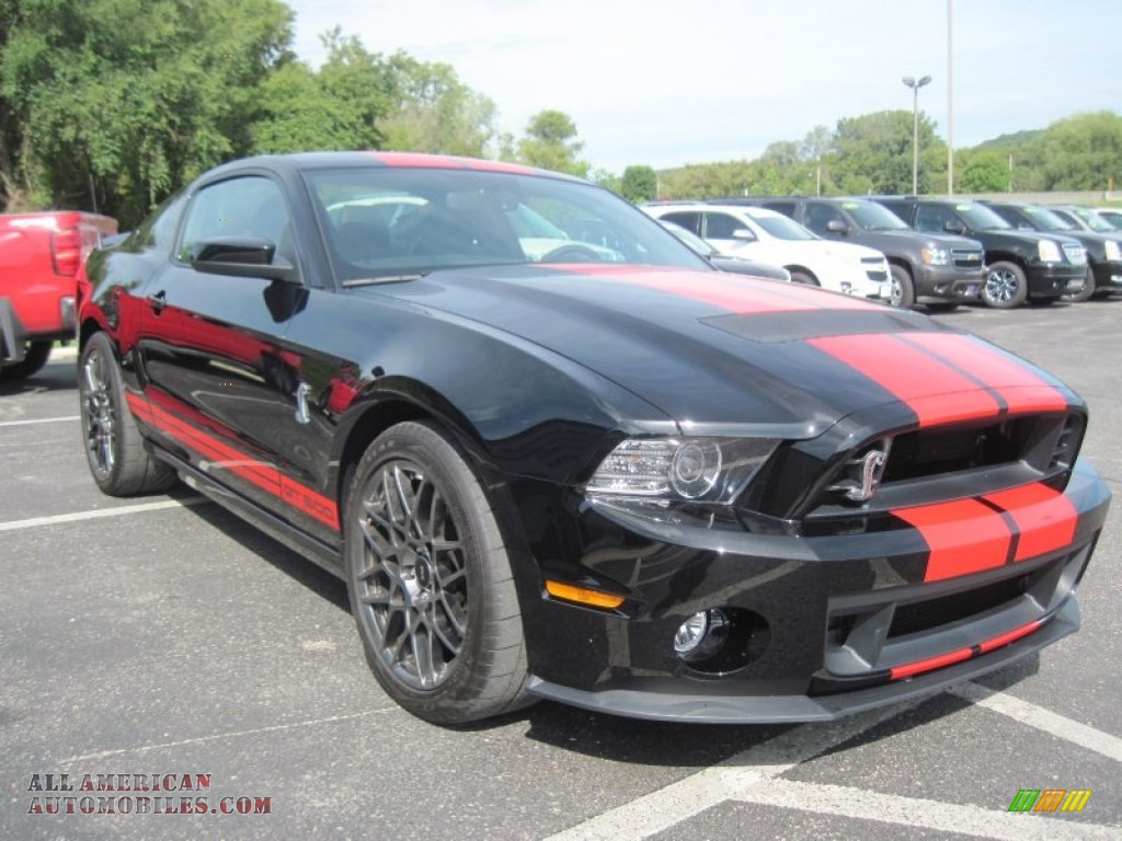 2013 Mustang Shelby GT500 Coupe - Black / Shelby Charcoal Black/Red Accent Recaro Sport Seats photo #3