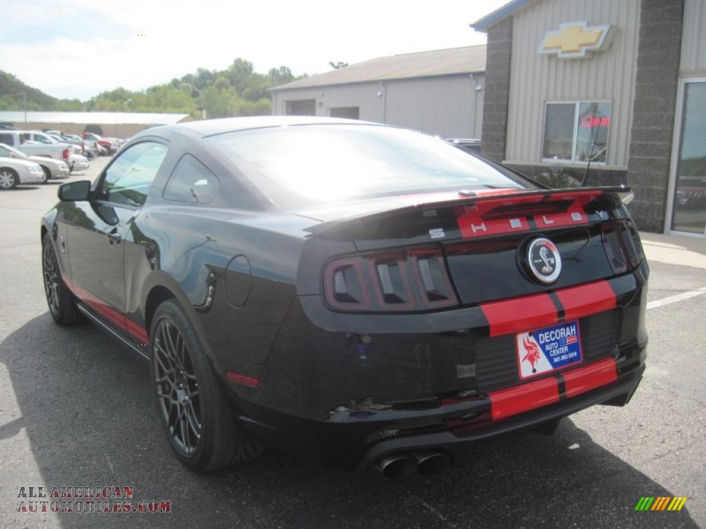 2013 Mustang Shelby GT500 Coupe - Black / Shelby Charcoal Black/Red Accent Recaro Sport Seats photo #6
