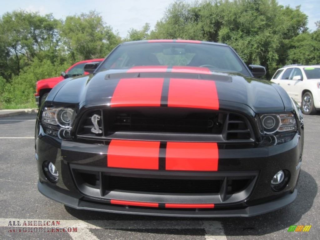2013 Mustang Shelby GT500 Coupe - Black / Shelby Charcoal Black/Red Accent Recaro Sport Seats photo #8