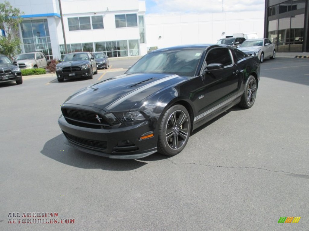 2014 Mustang GT Premium Coupe - Black / Charcoal Black photo #2