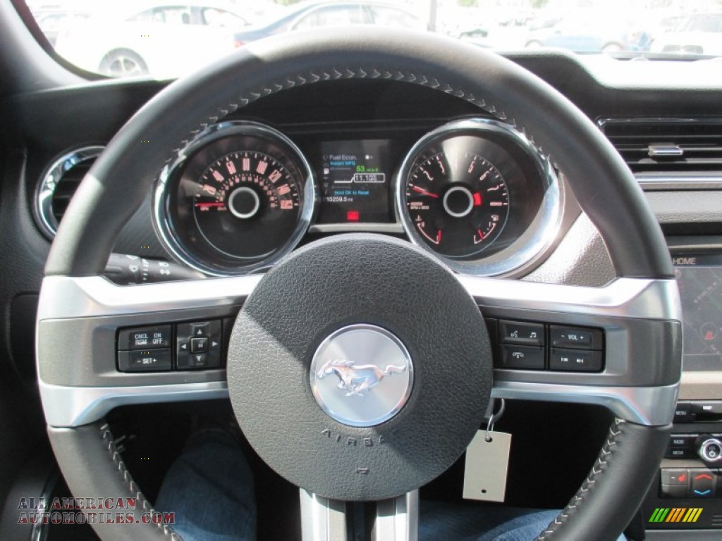 2014 Mustang GT Premium Coupe - Black / Charcoal Black photo #12