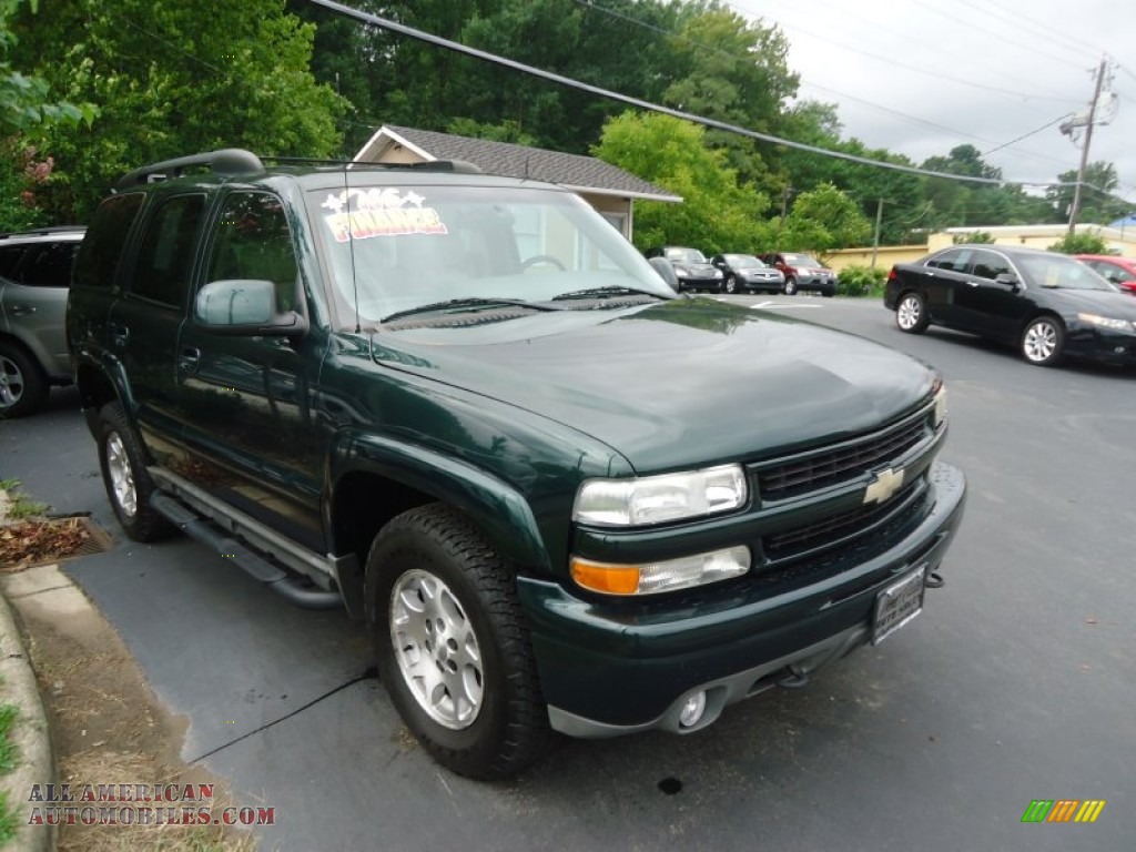 2002 Chevrolet Tahoe Z71 4x4 in Forest Green Metallic photo 16