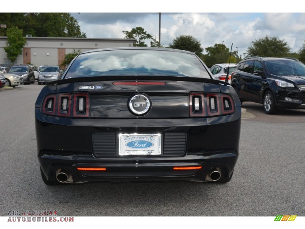 2014 Mustang GT Premium Coupe - Black / Charcoal Black photo #4