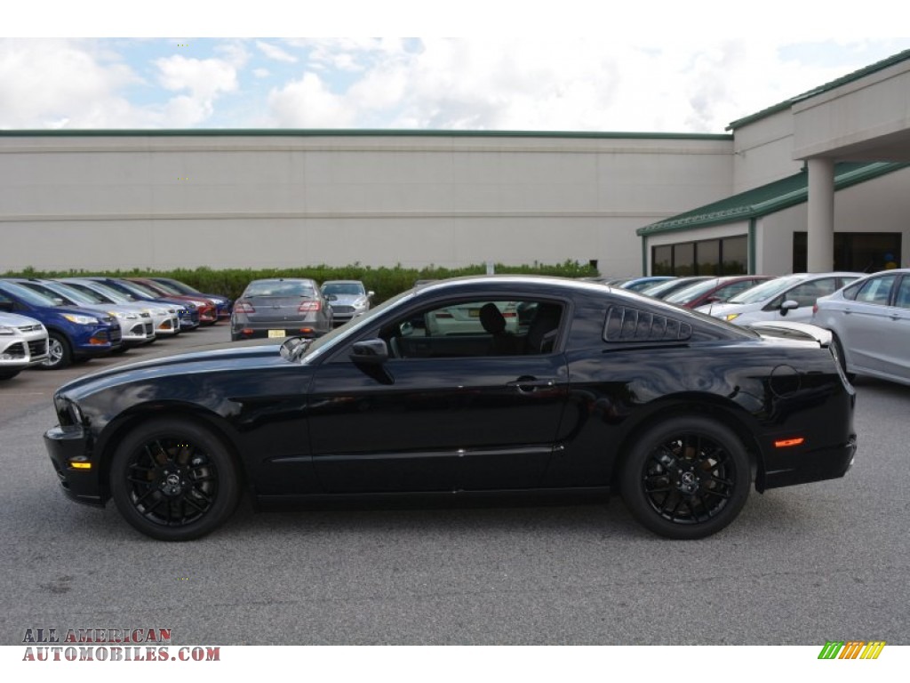 2014 Mustang V6 Coupe - Black / Charcoal Black photo #6