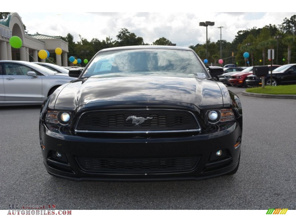 2014 Mustang V6 Coupe - Black / Charcoal Black photo #8