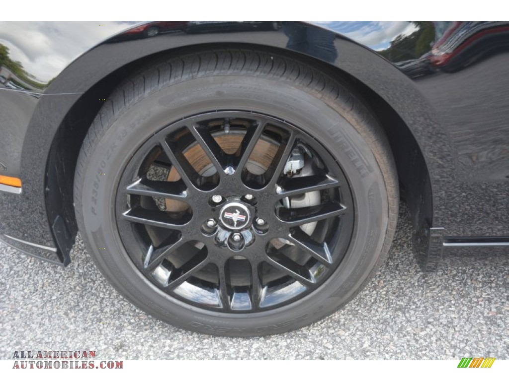 2014 Mustang V6 Coupe - Black / Charcoal Black photo #9