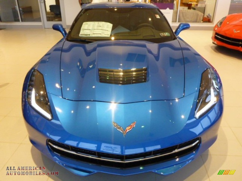 2015 Corvette Stingray Coupe - Laguna Blue Tintcoat / Jet Black photo #9